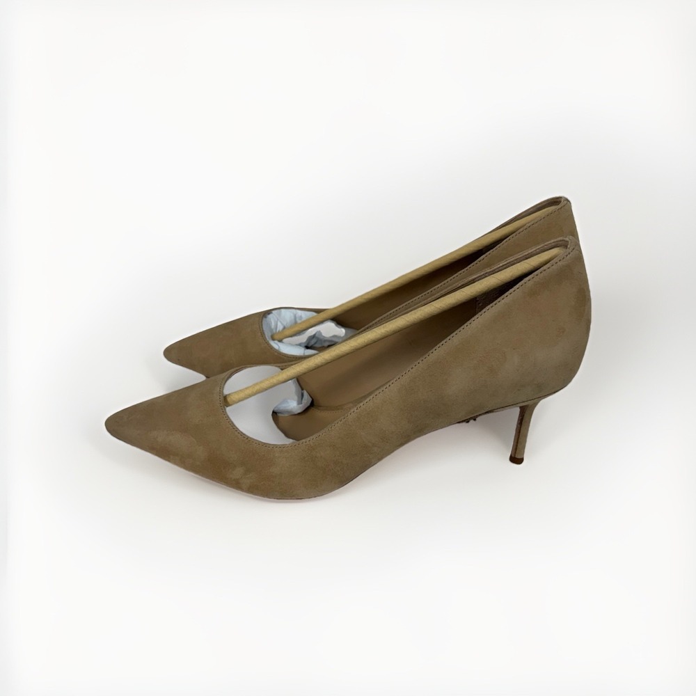 VERONICA BEARD RITA SUEDE PUMP SIZE 9.5 SAND J3727L6251 BRAND NEW NIB authentic